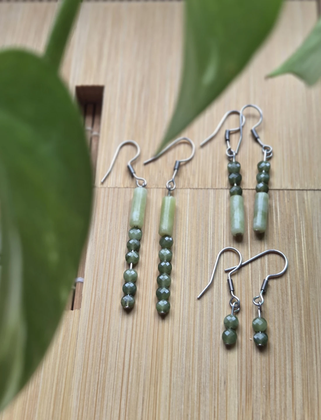 Handmade Jade Earrings