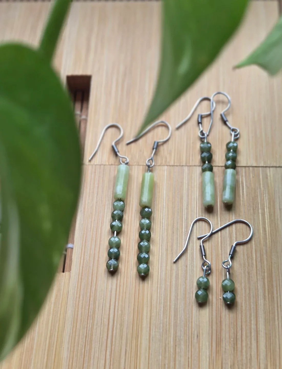 Handmade Jade Earrings