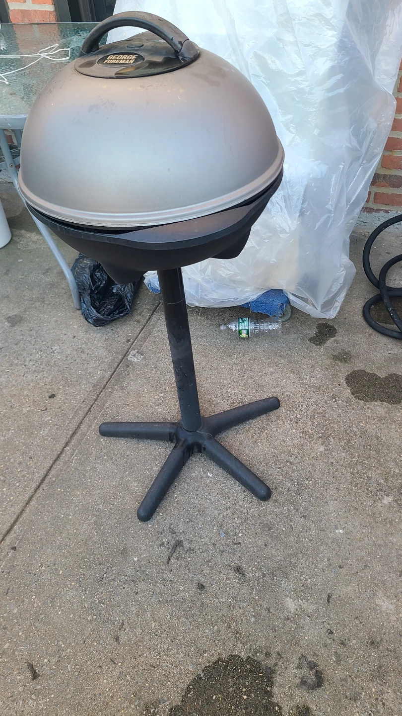 George Foreman Electric Grill with Stand
