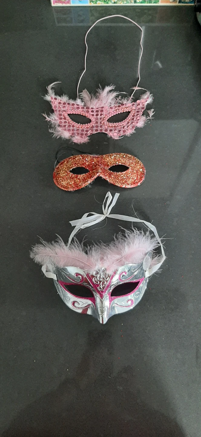 Set of 3 Masquerade Masks - photo 2