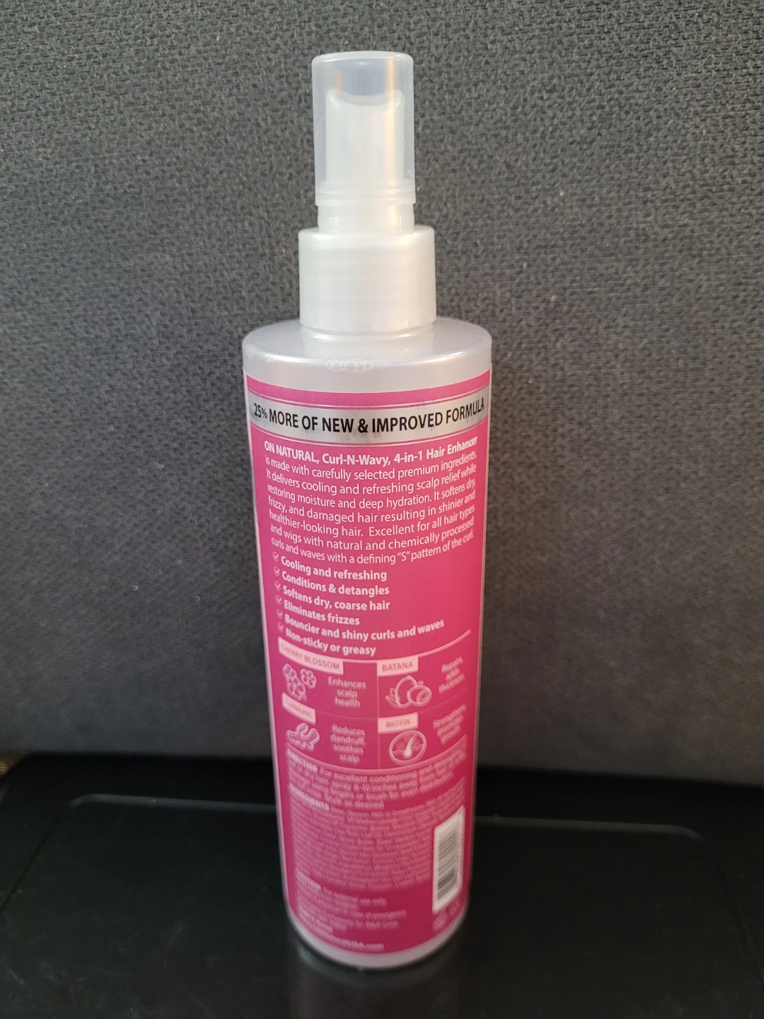 ON Natural Curl N Wavy 4-in-1 Hair Enhancer Cherry Blossom - photo 2