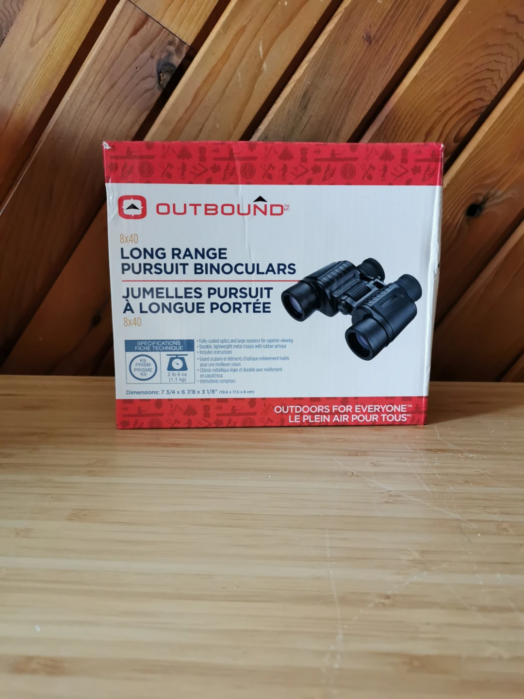 Outbound 8x40 Long Range Pursuit Binoculars