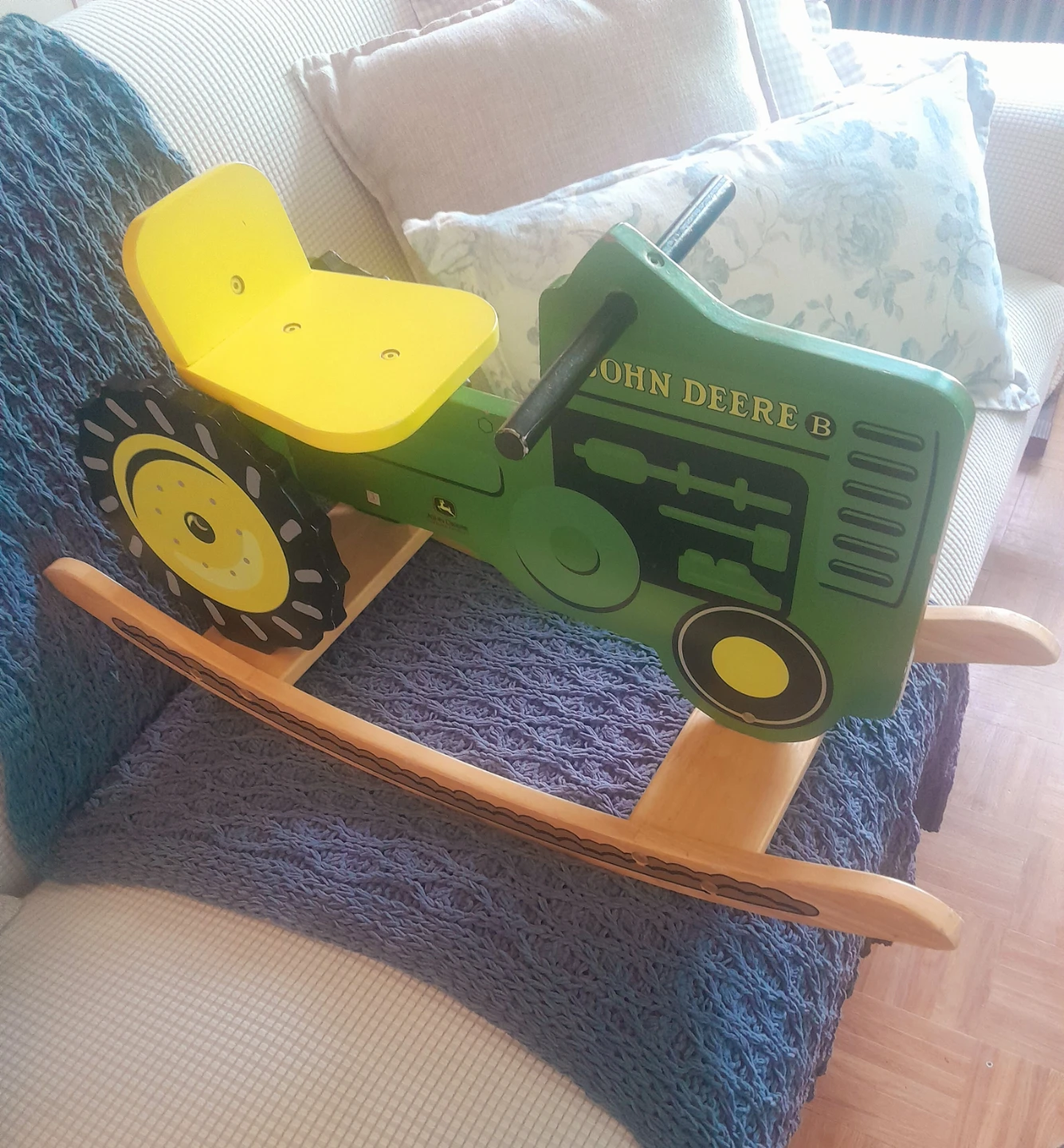 John Deere Rocking Tractor Toy - photo 3