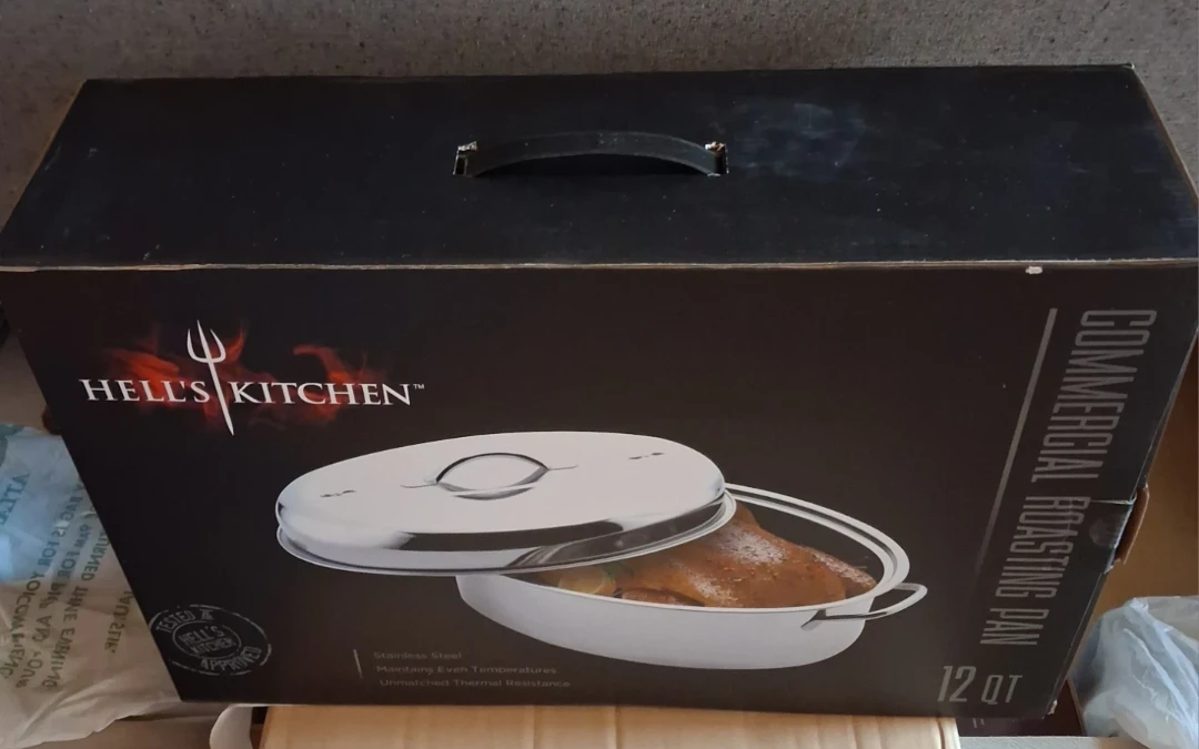 Hell's Kitchen Commercial Roasting Pan 12 Qt - photo 5