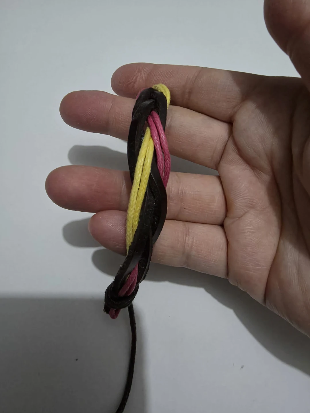 Woven Leather & Cord Bracelet ⚽️