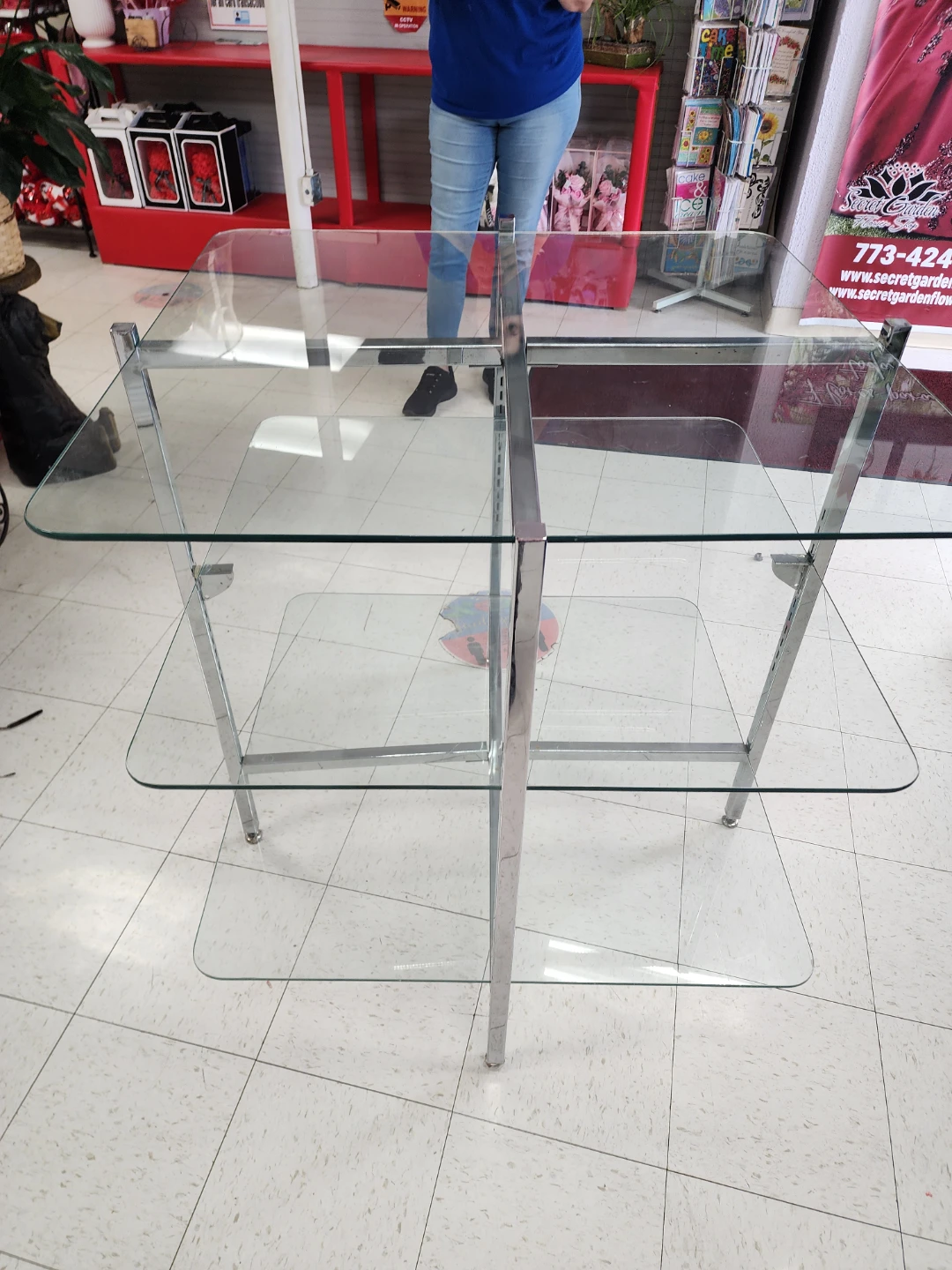 Glass Display Shelf / Estante de Vidrio Moderno ✨