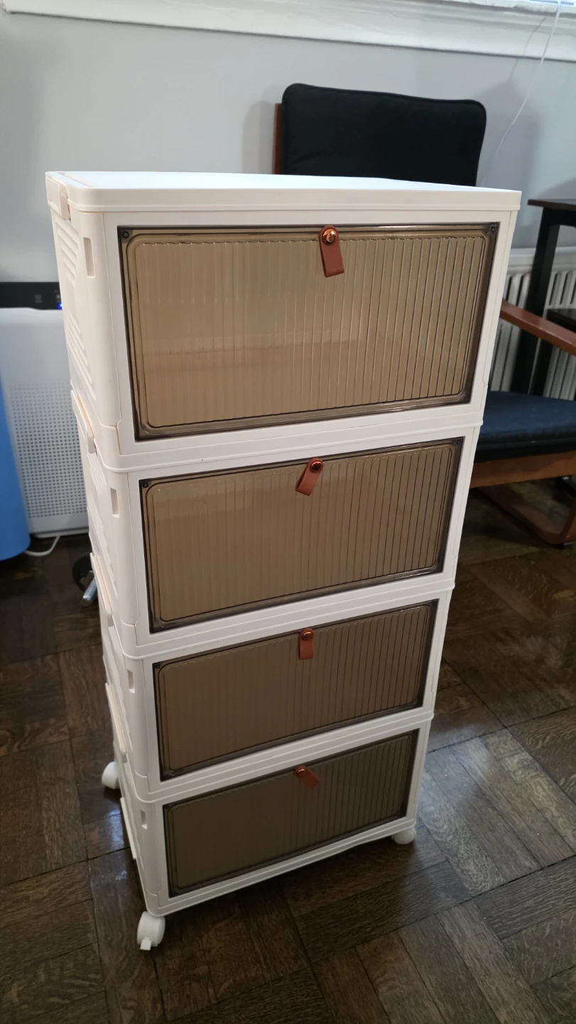 4-Drawer Plastic Storage Cabinet