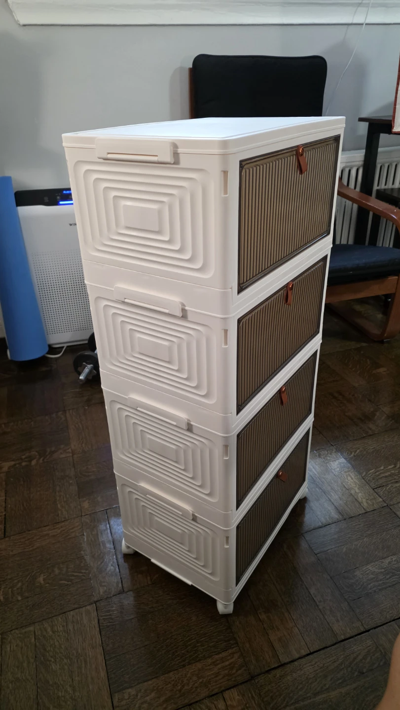 4-Drawer Plastic Storage Cabinet - photo 2