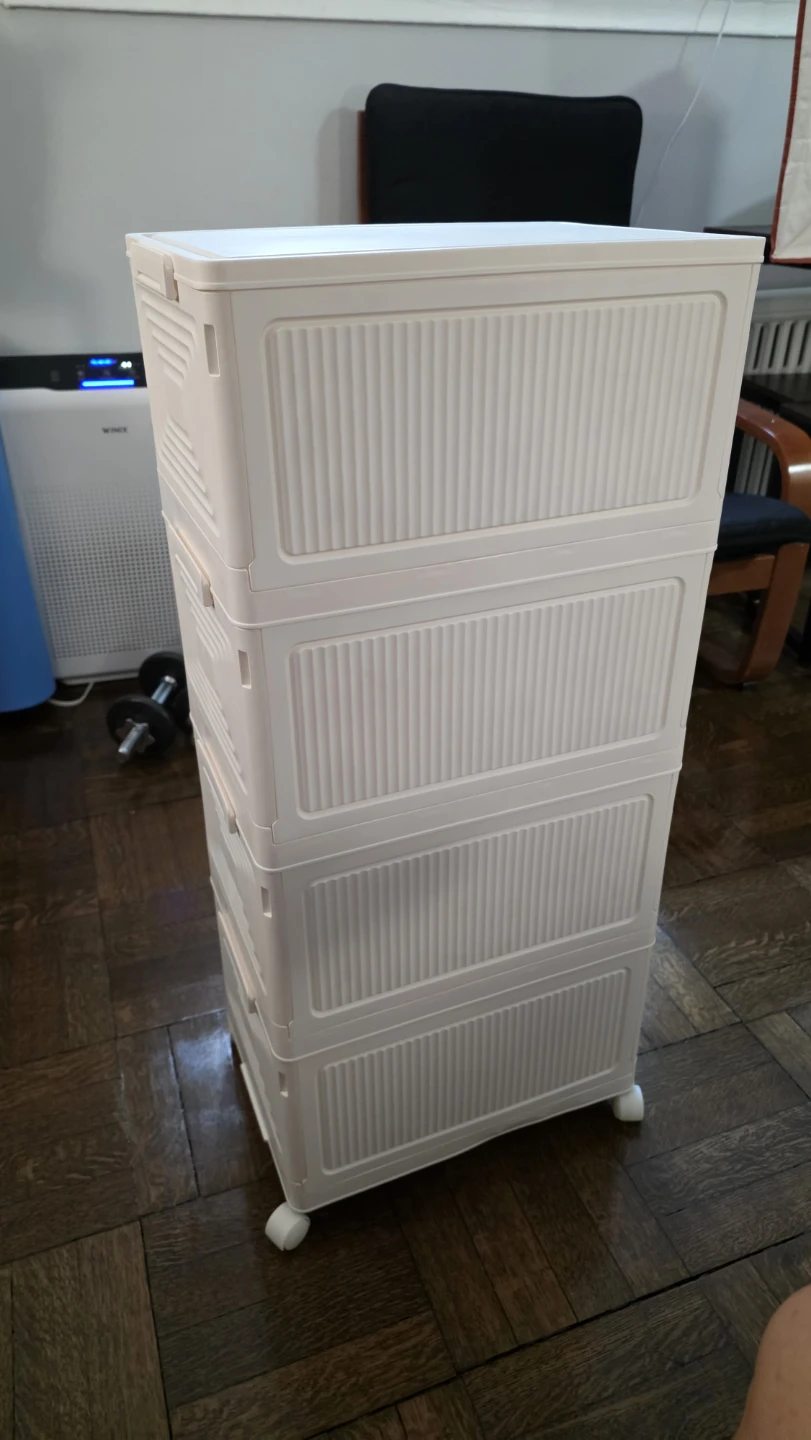4-Drawer Plastic Storage Cabinet - photo 4