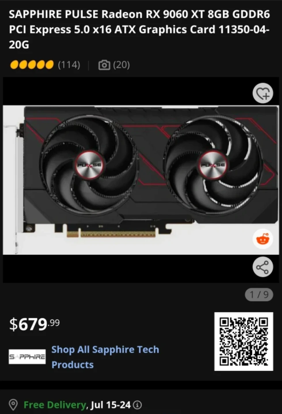 Rx 9060 Xt - Like New - Warranty Available. - photo 4