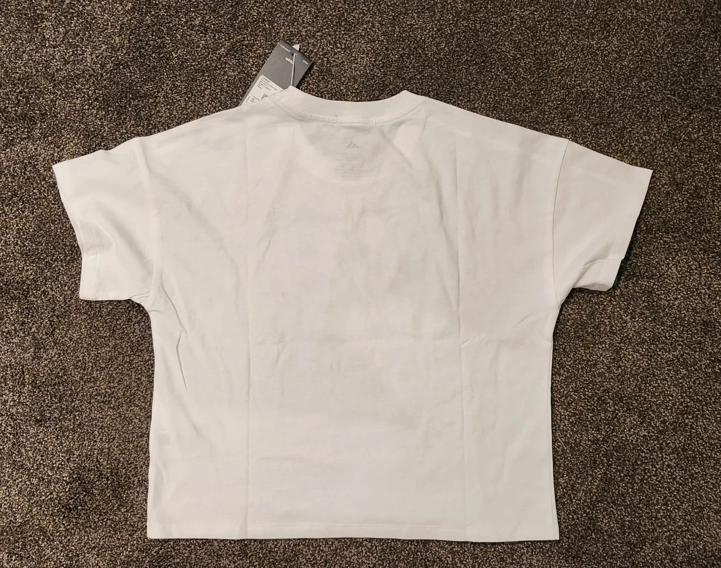 Adidas Youth White Floral T-Shirt - Size S - photo 3