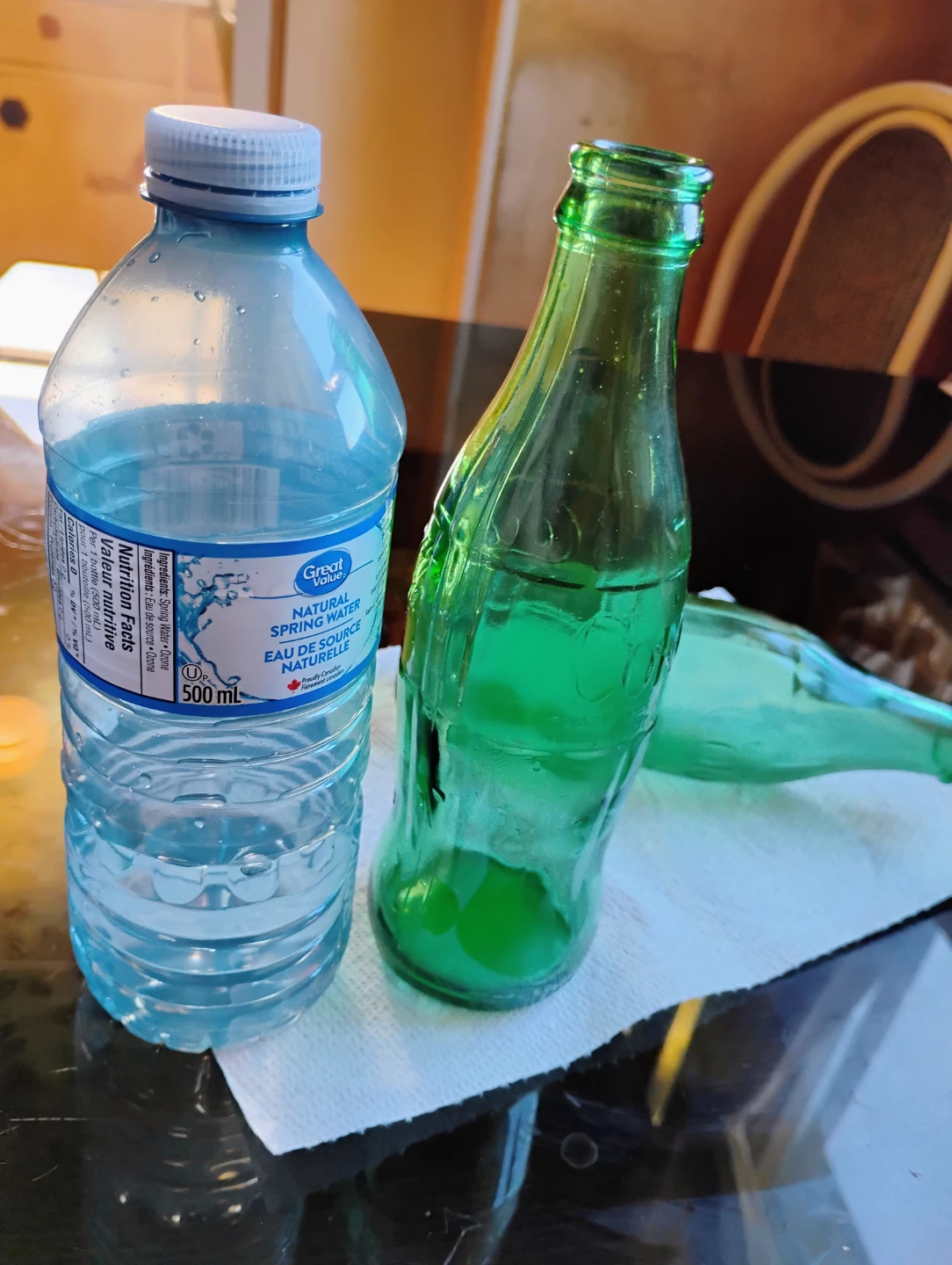 Vintage Green Coca Cola Bottles - exact year unknown - photo 3