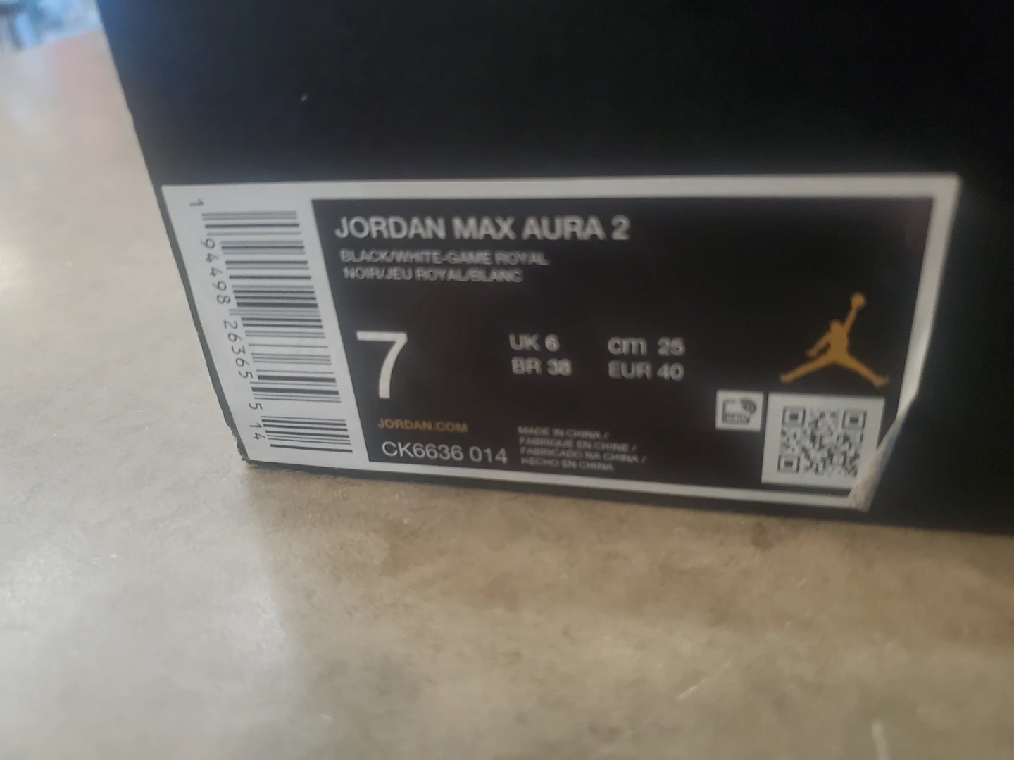 Jordan Max Aura 2 Shoes - Size 7 - photo 2