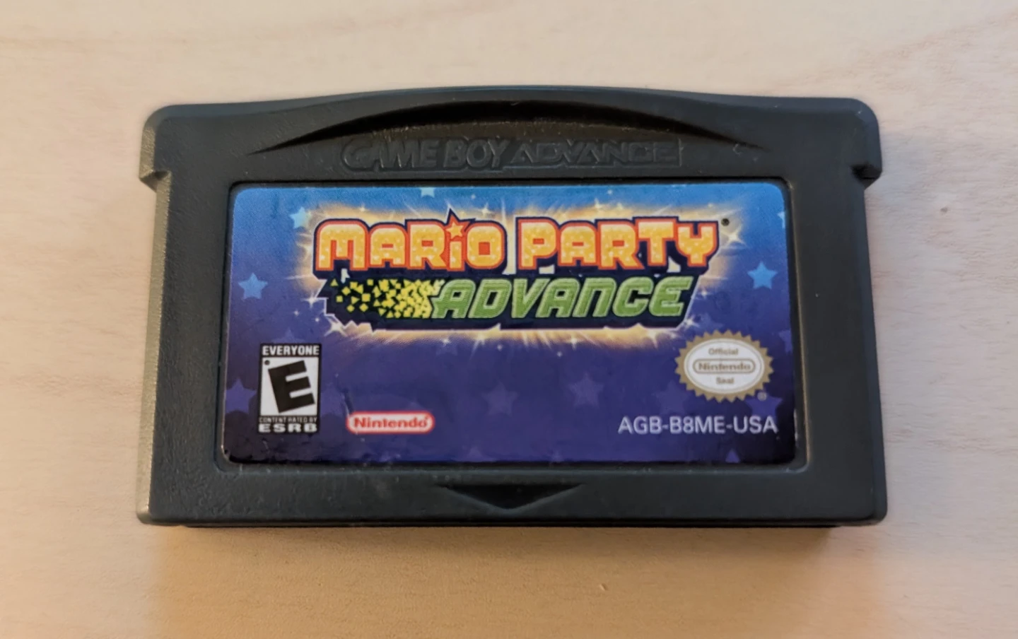 Mario Party Advance GBA Cartridge