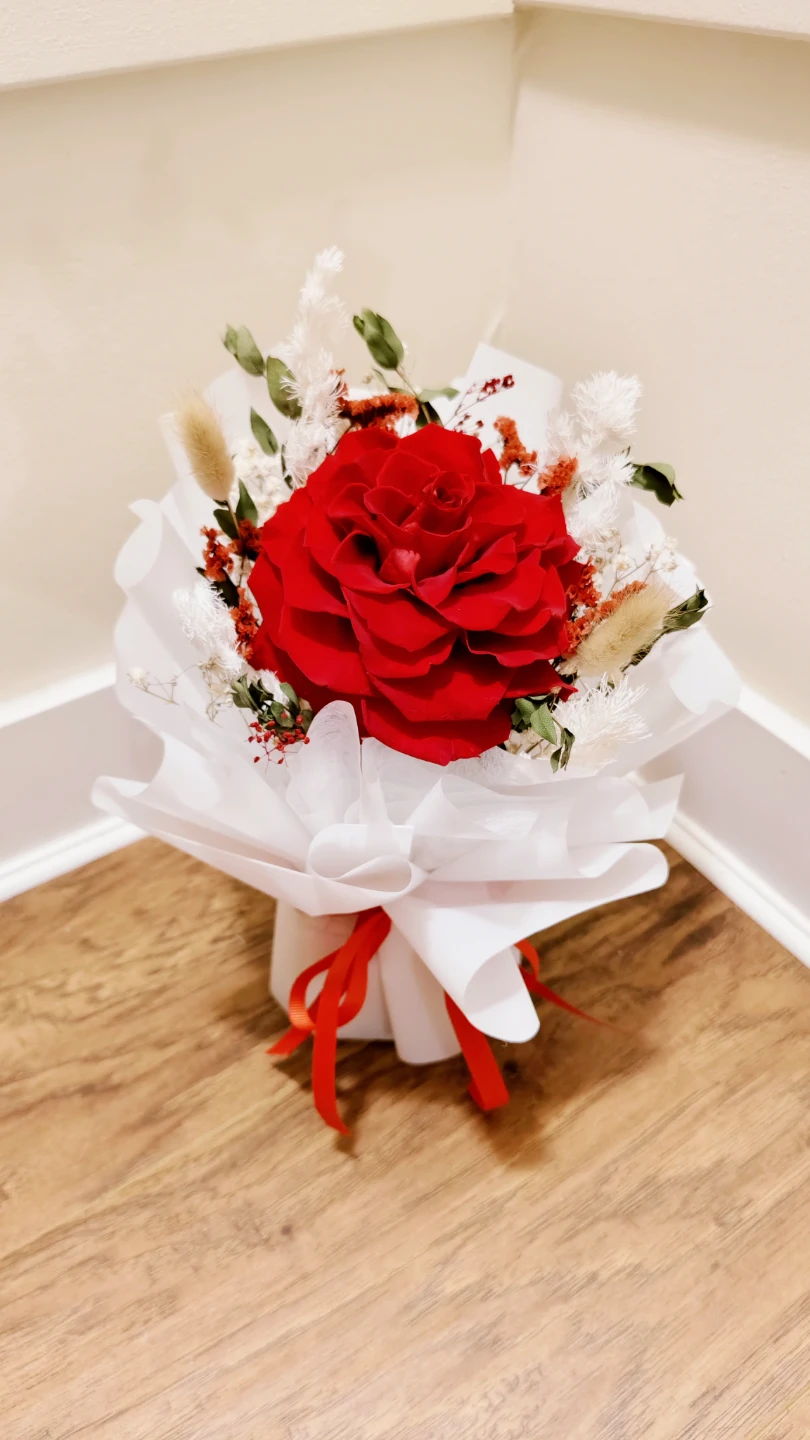 Red Preserved Rose Bouquet