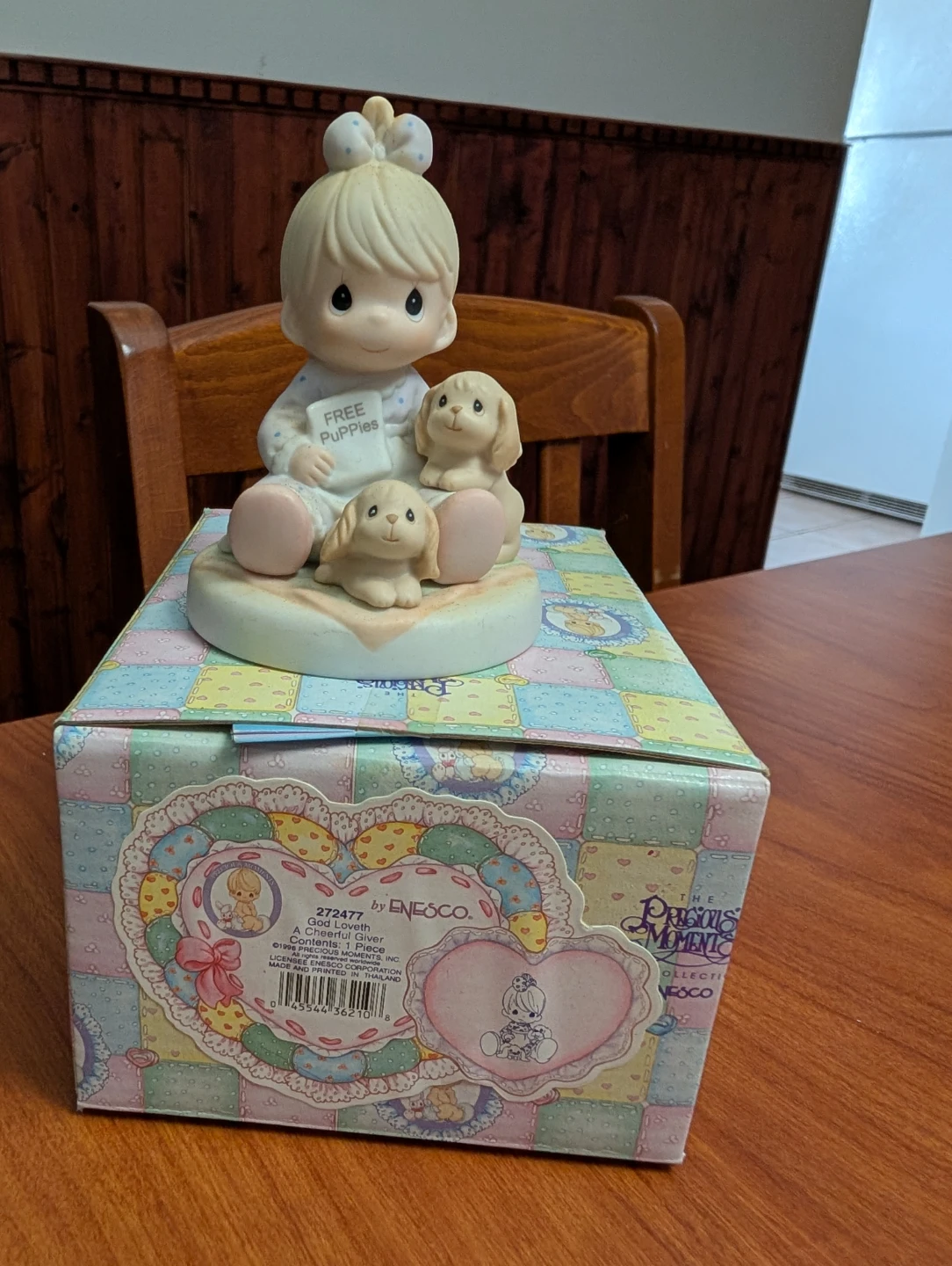 Precious Moments God Loveth A Cheerful Giver Figurine