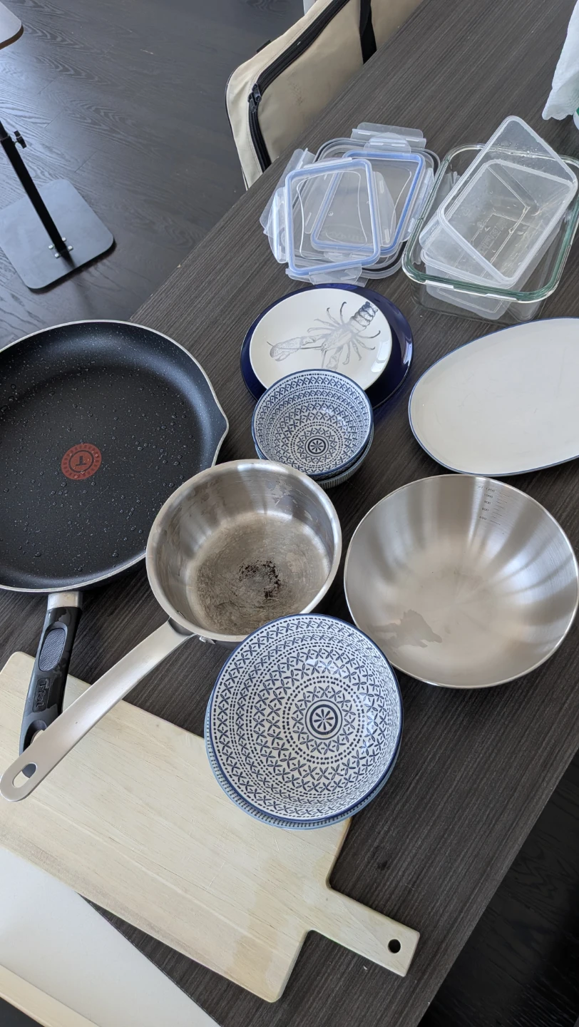 T-fal Frying Pan and Kitchenware Set
