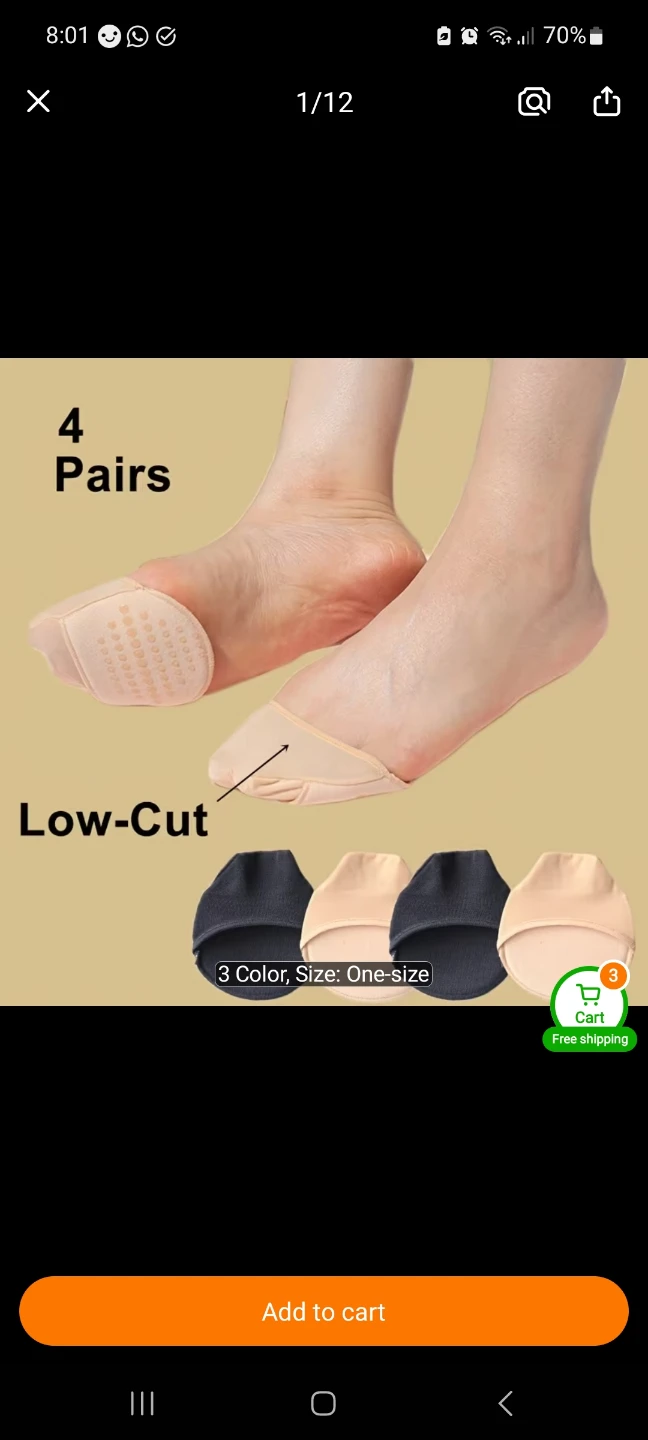 Half slip socks - photo 3