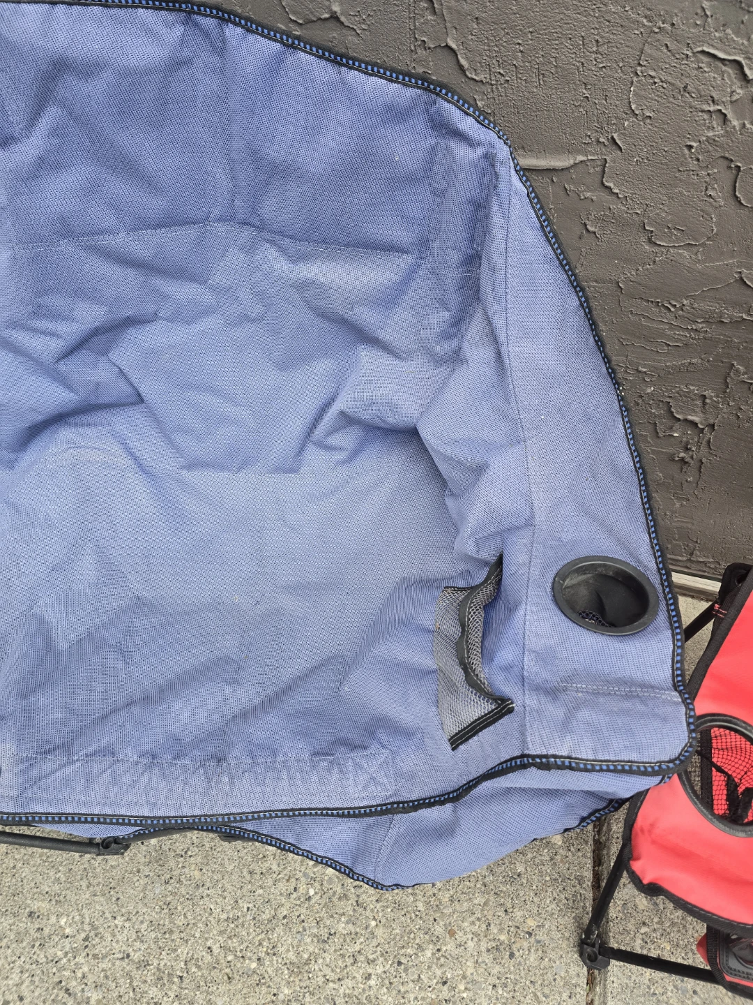 Blue, foldable double camping Ozark Trail camping chair - photo 5