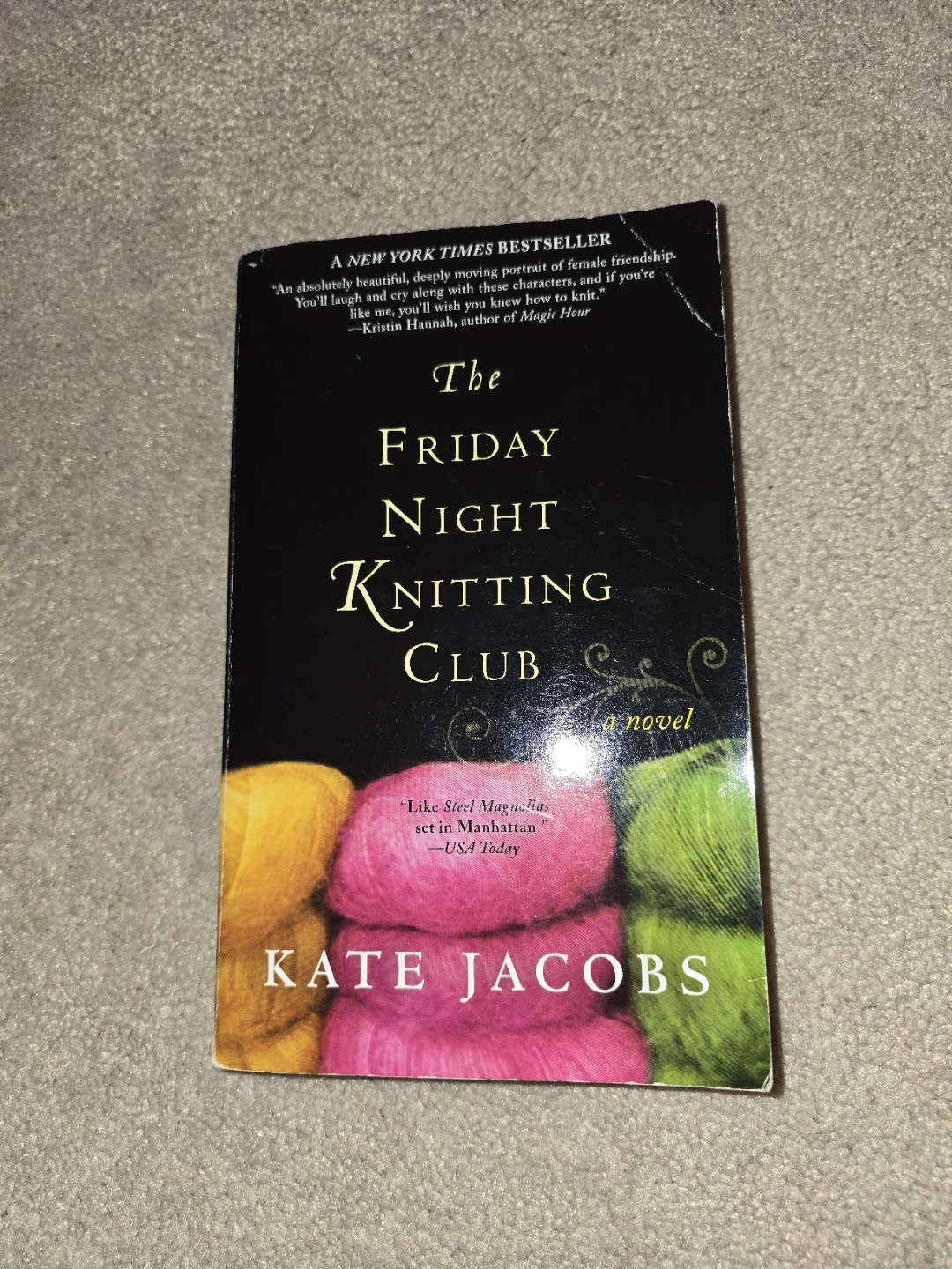 The Friday Night Knitting Club by Kate Jacobs Paperback Book