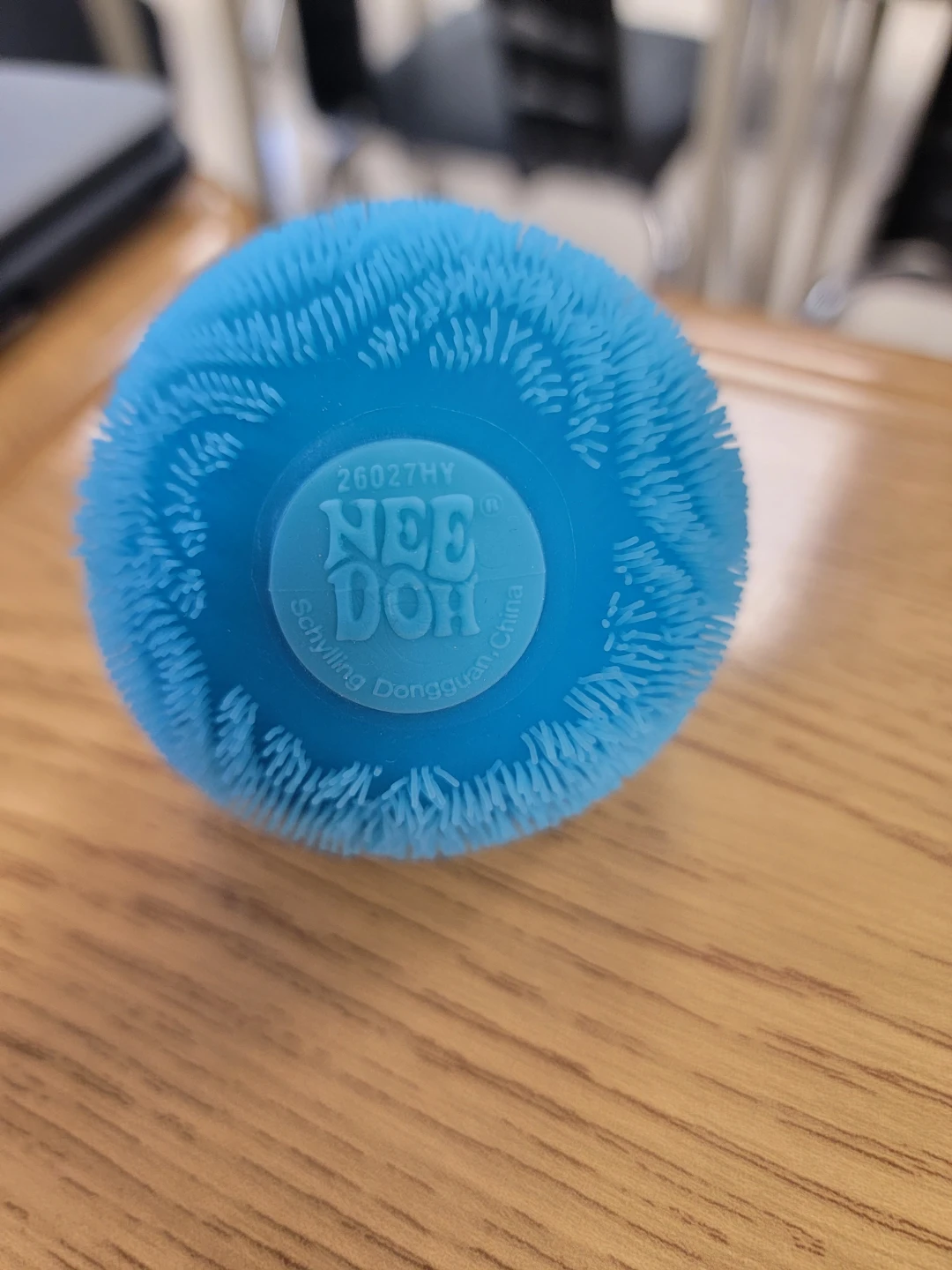 Blue Nee Doh Squishy Ball Toy