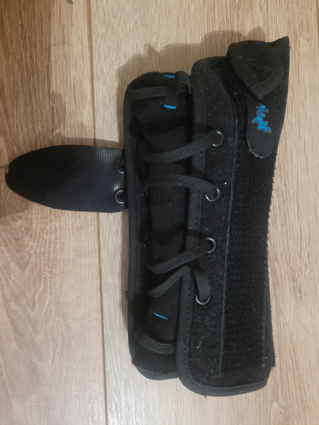 Black Wrist Brace with Lacing