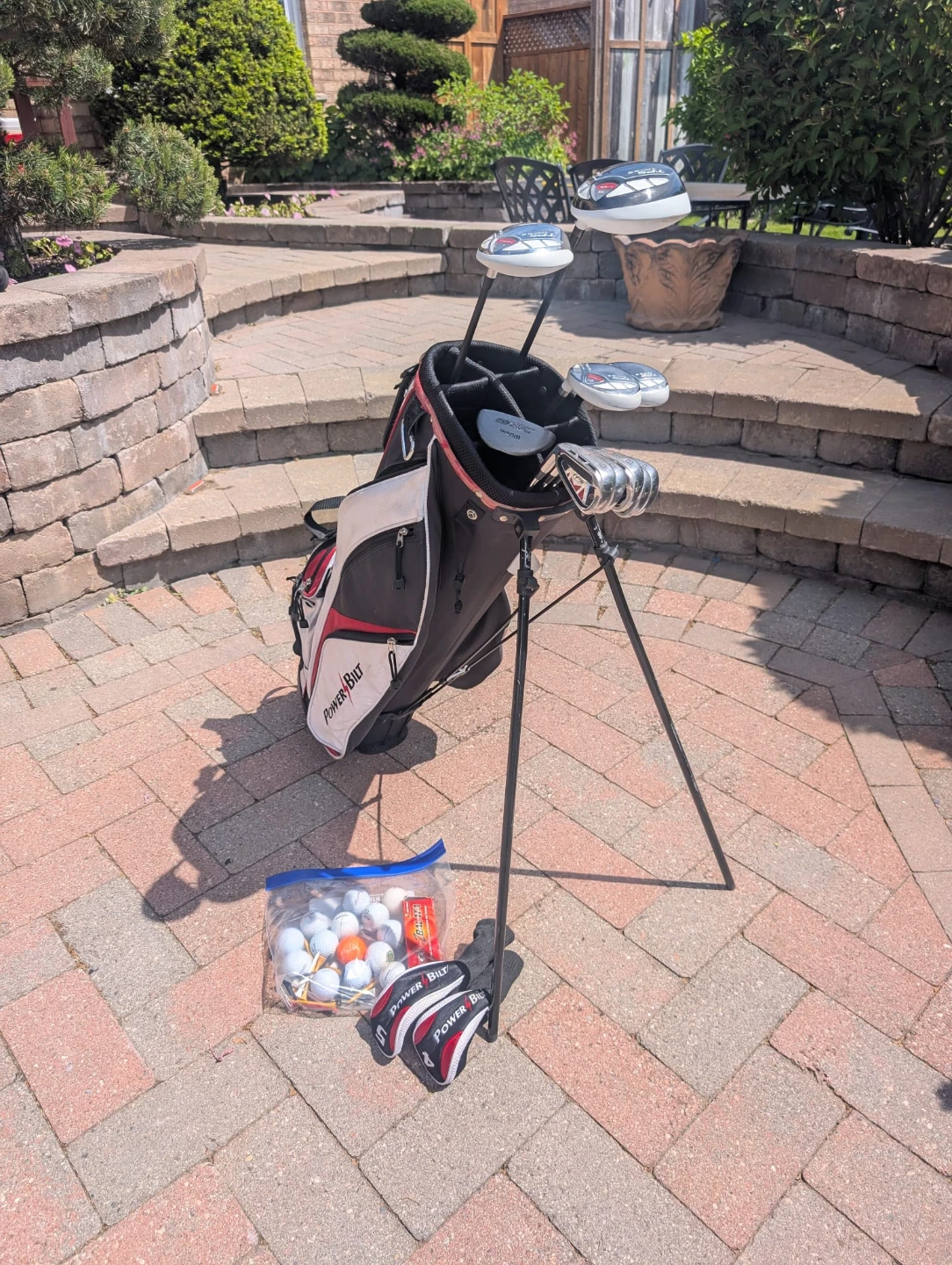 PowerBilt TPS Triad Golf Club Set with Bag - Men's Right Handed