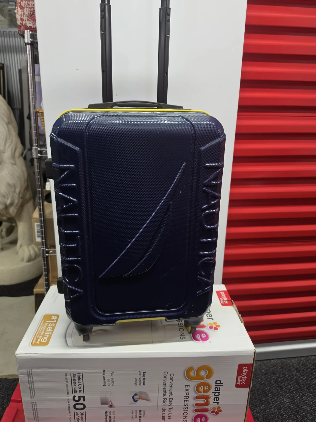 Nautica Navy Blue Hardside Carry-On Luggage