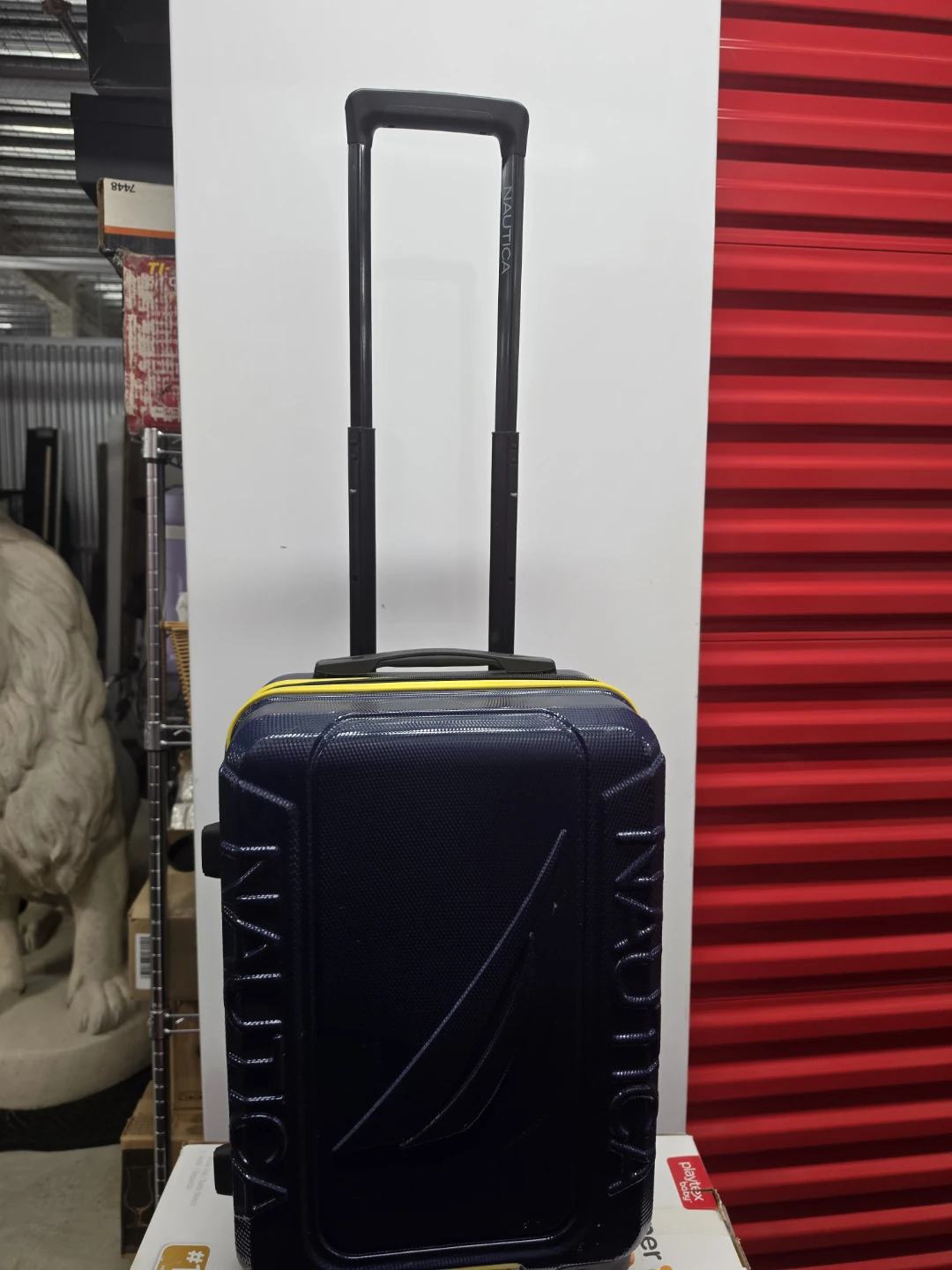 Nautica Navy Blue Hardside Carry-On Luggage - photo 2