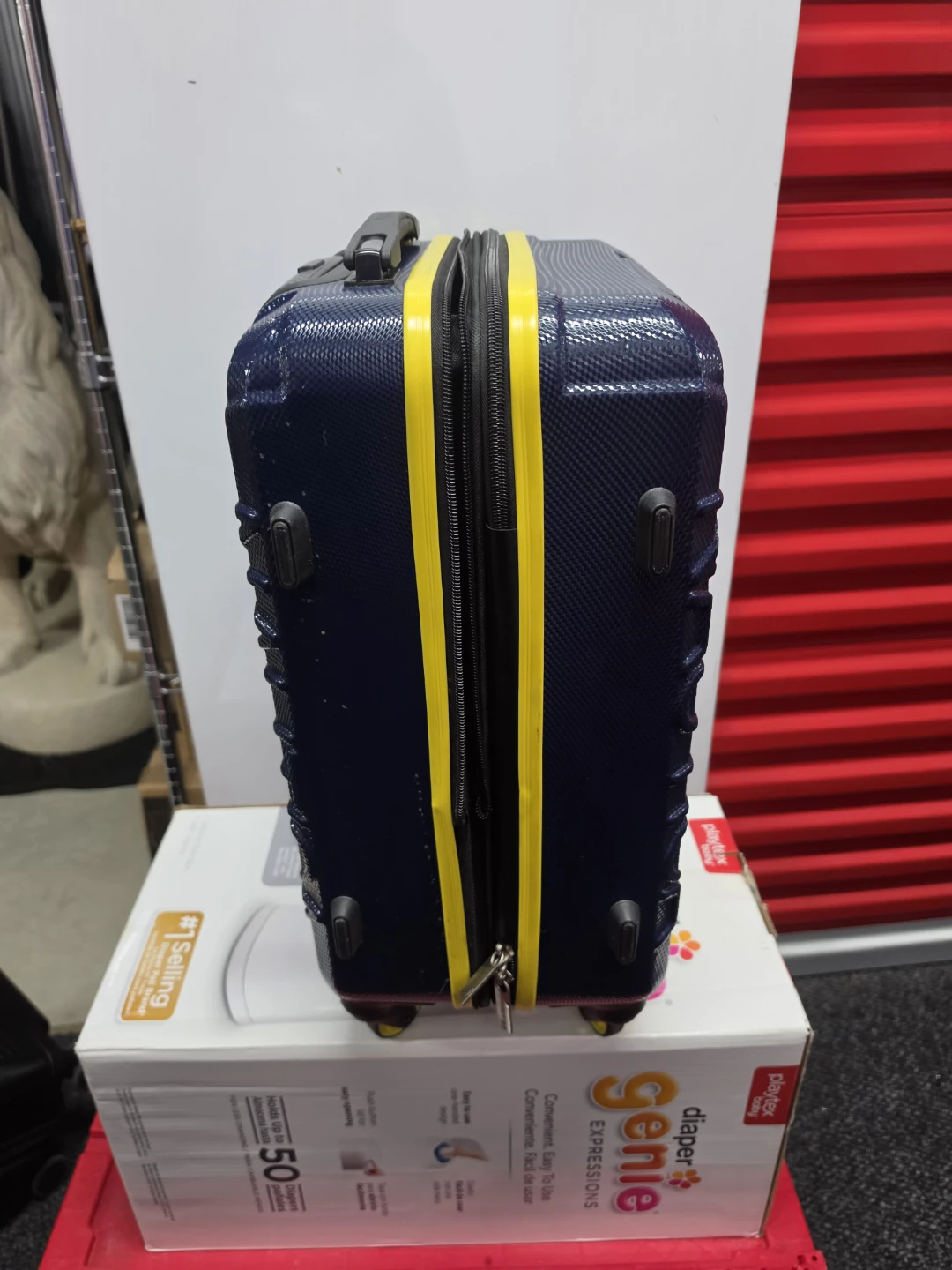 Nautica Navy Blue Hardside Carry-On Luggage - photo 4