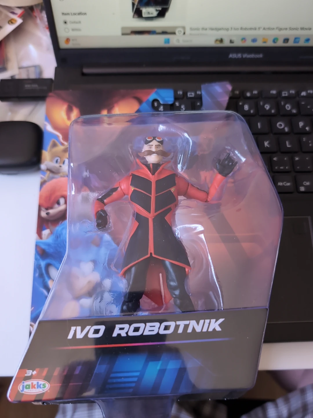 Jakks Sonic the Hedgehog Ivo Robotnik Action Figure