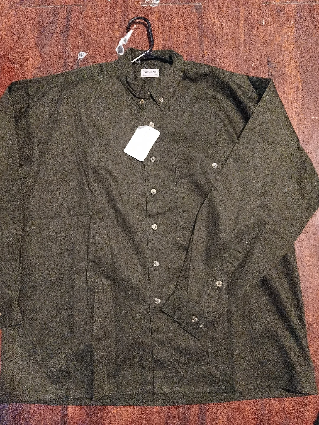 NAGANI INTERNATIONAL Long Sleeve Button-Up Shirt - Size L