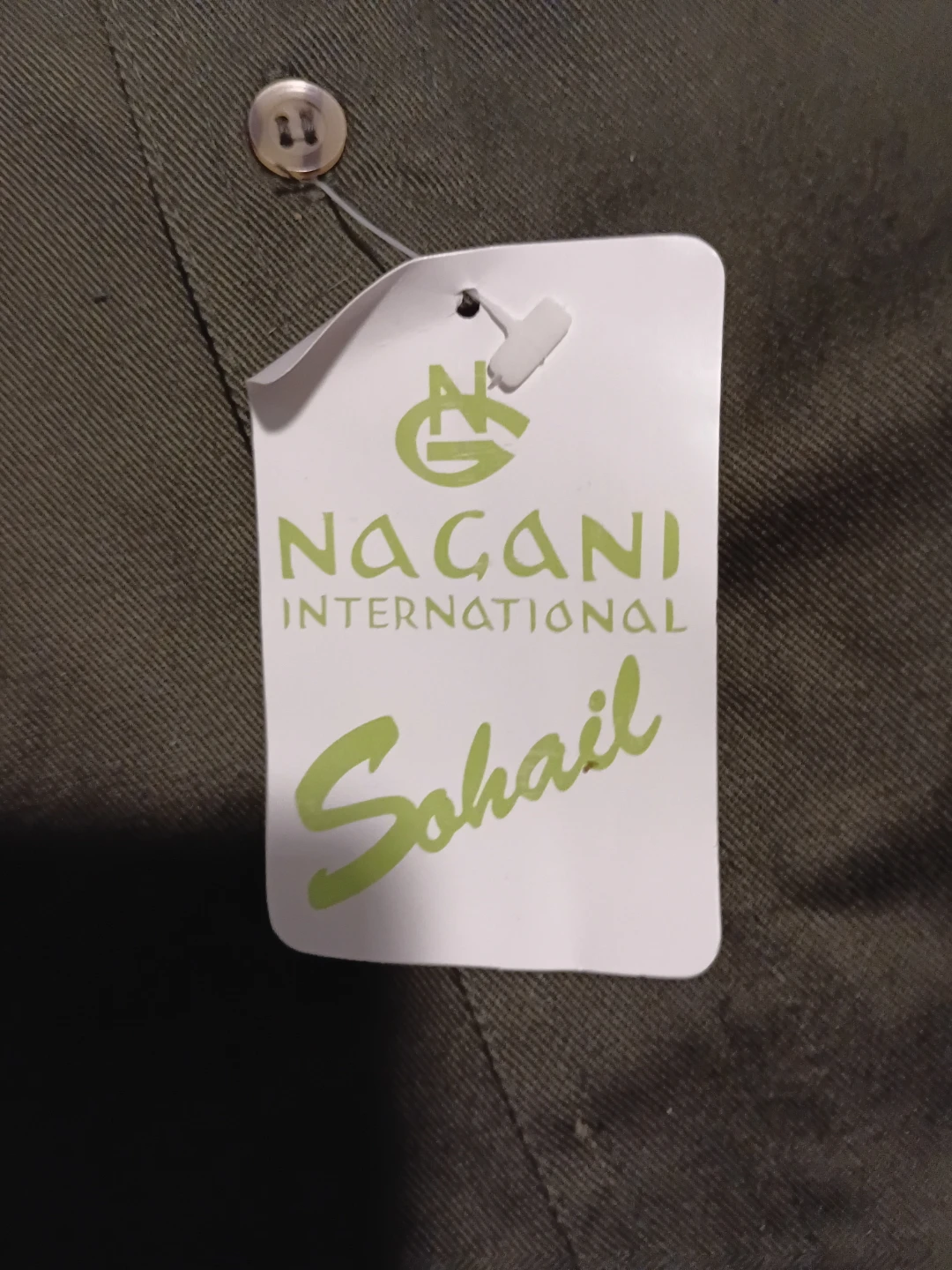 NAGANI INTERNATIONAL Long Sleeve Button-Up Shirt - Size L - photo 2