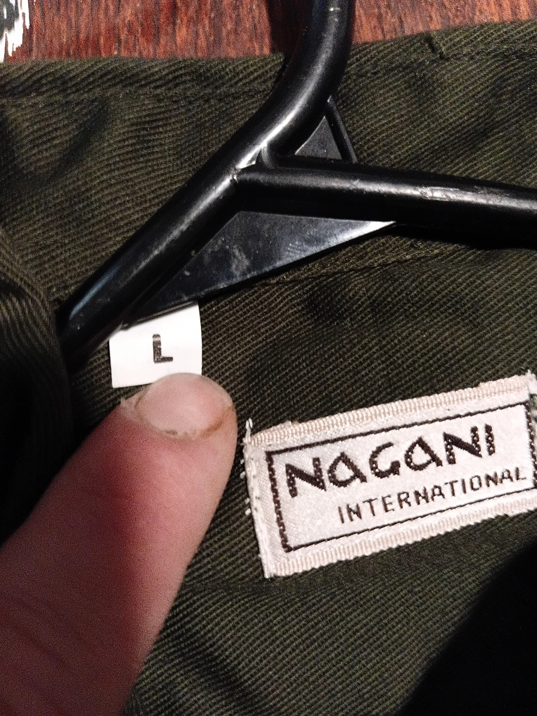 NAGANI INTERNATIONAL Long Sleeve Button-Up Shirt - Size L - photo 3