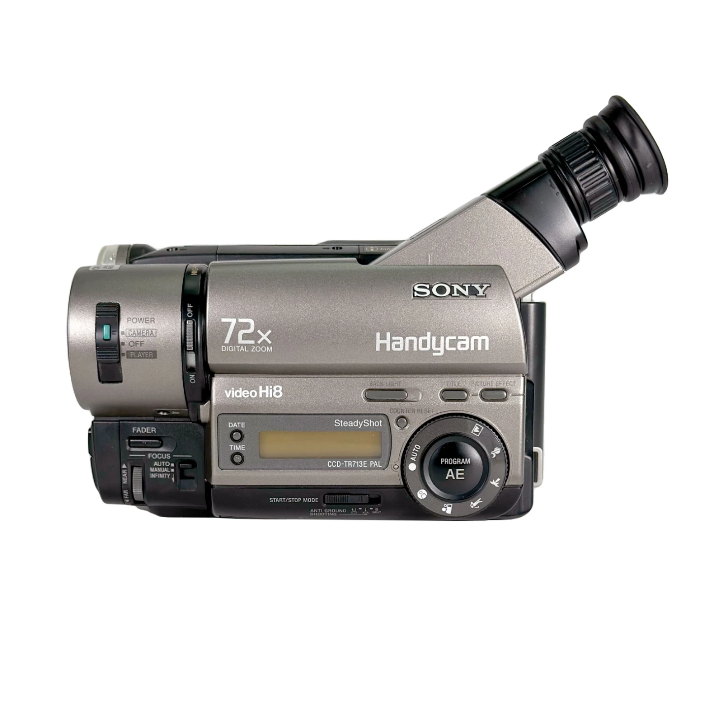 Sony Handycam CCD-TR917 72x Digital 18x Optical Camcorder Silver