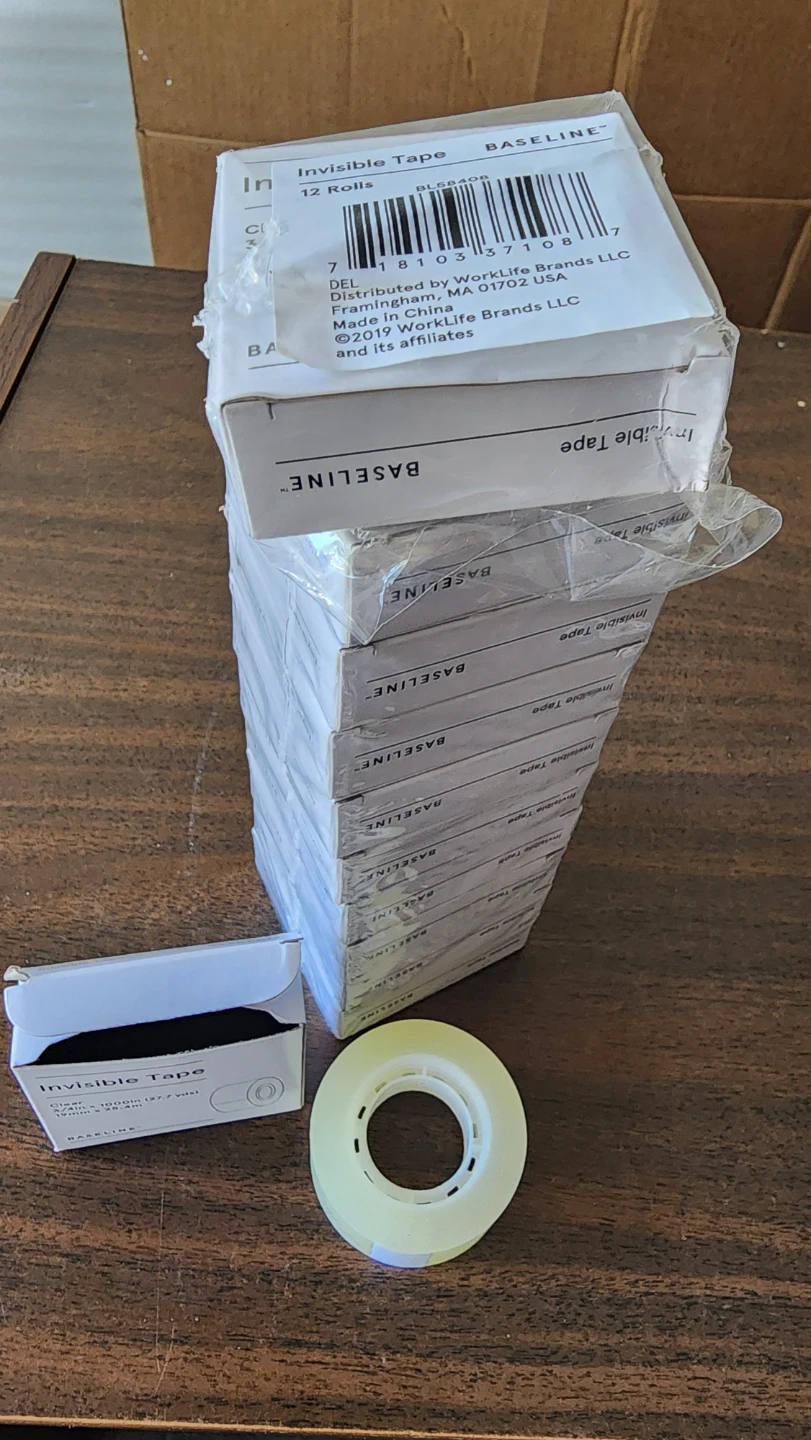 Baseline Invisible Tape Rolls