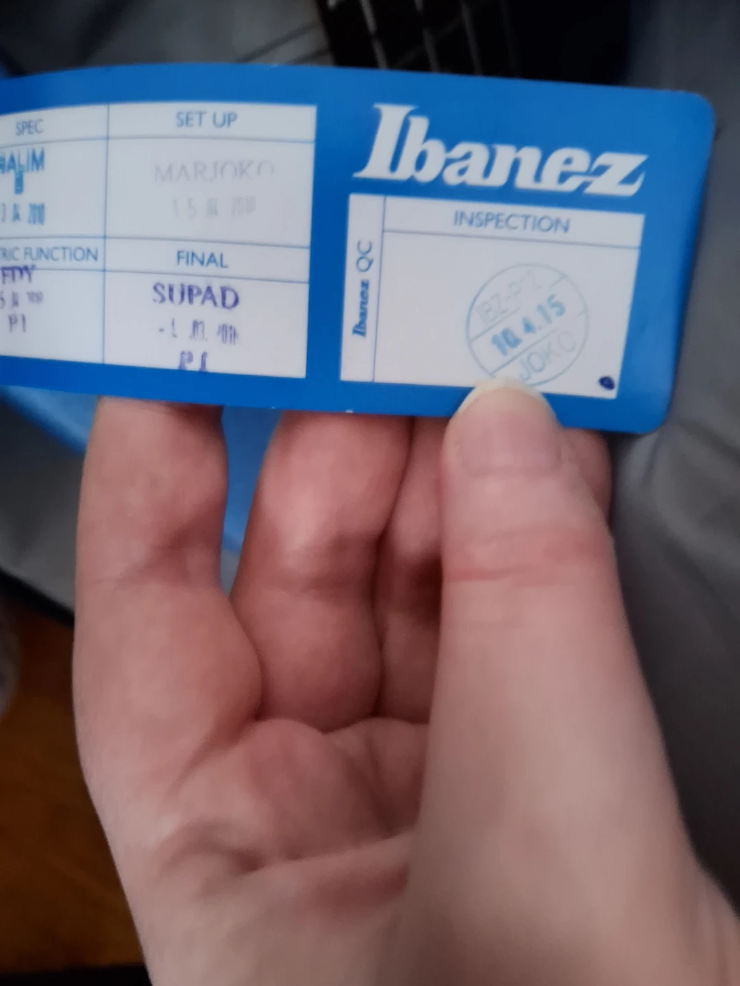 Ibanez 4-String Blue Bass Guitar - photo 3