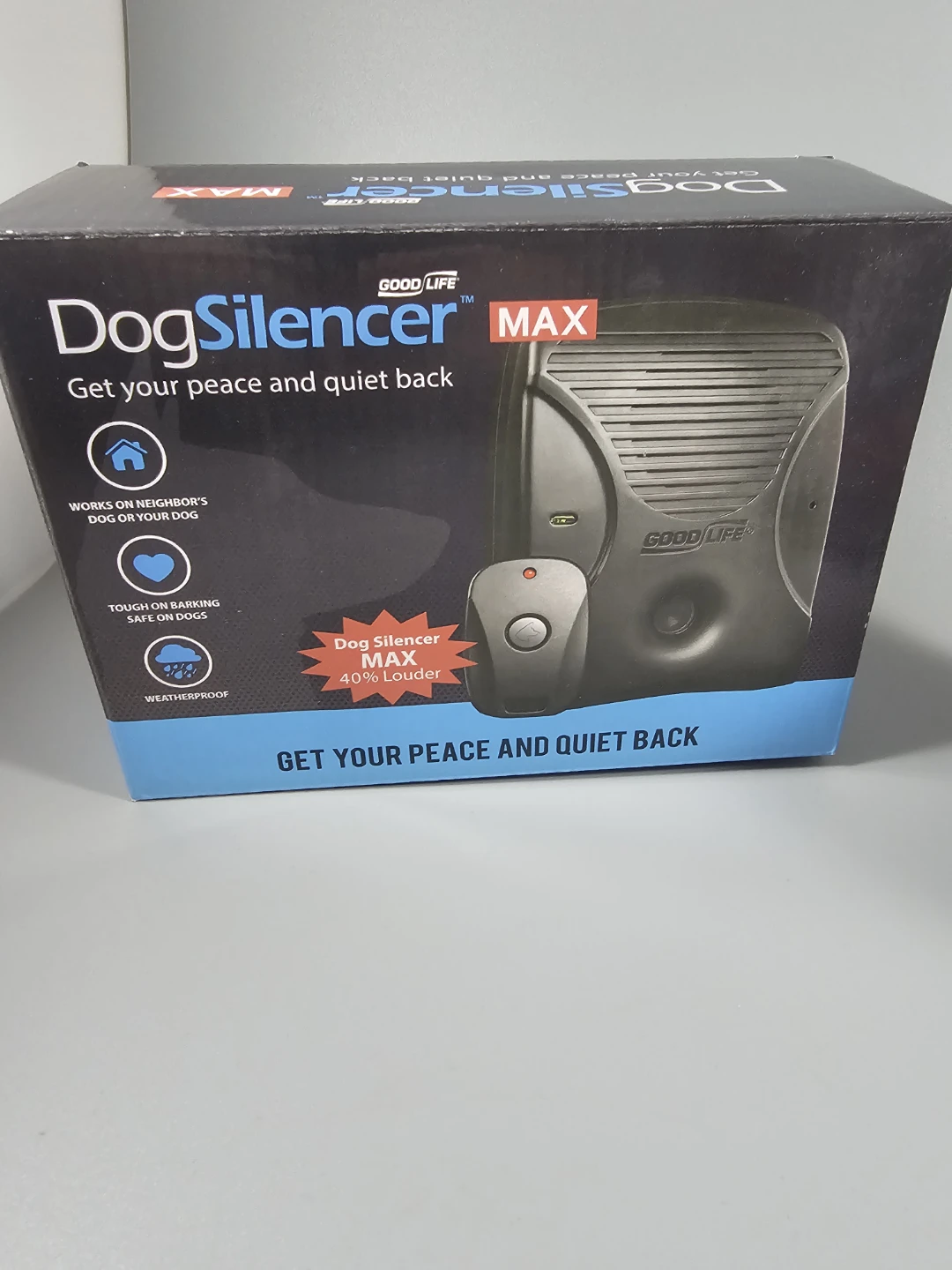 Dog Silencer MAX Ultrasonic Bark Control + Red Faceplate ⚽ - photo 5