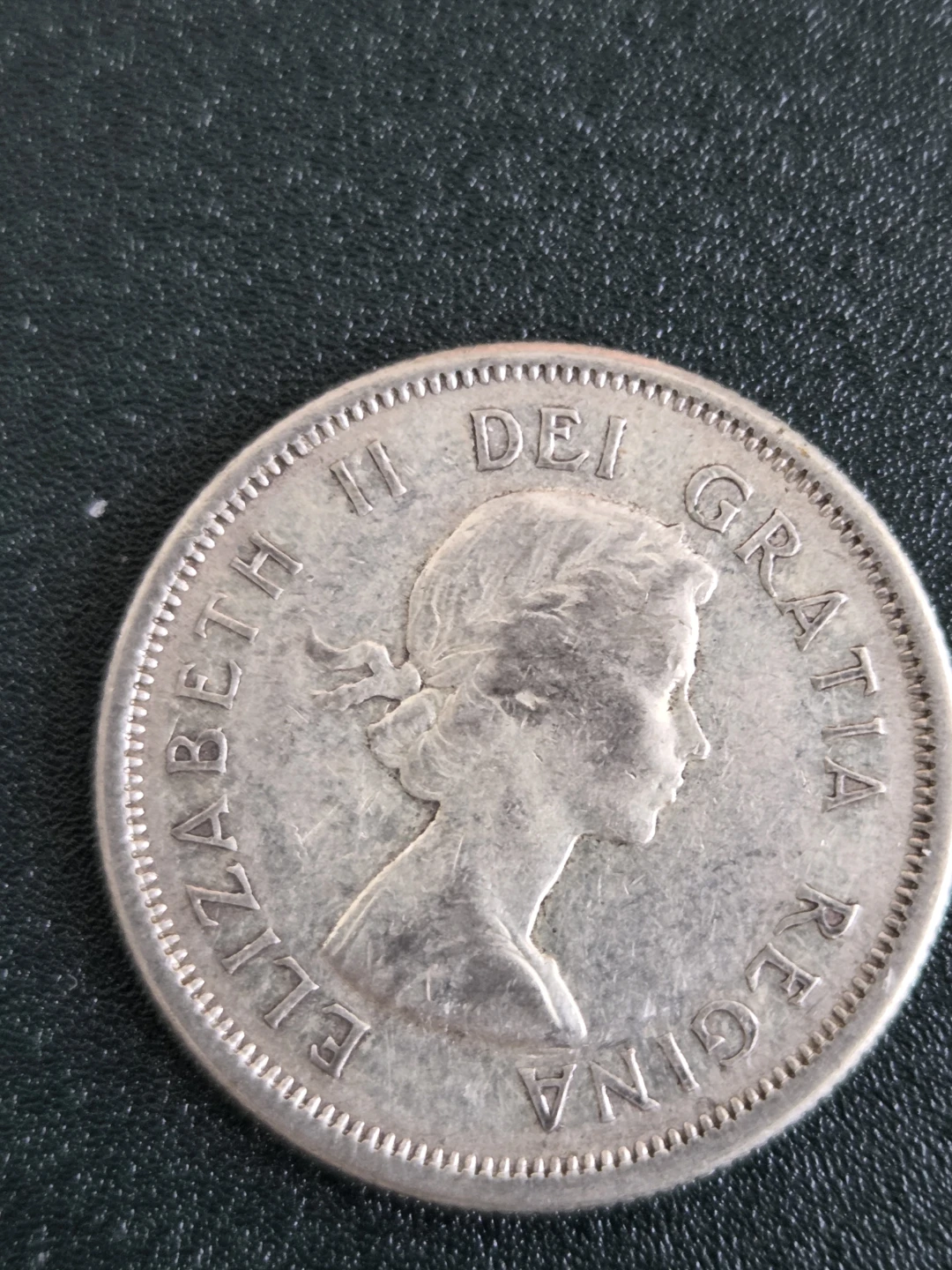 1968 Canadian 25 Cent Coin  Silver  Queen Elizabeth II - photo 2