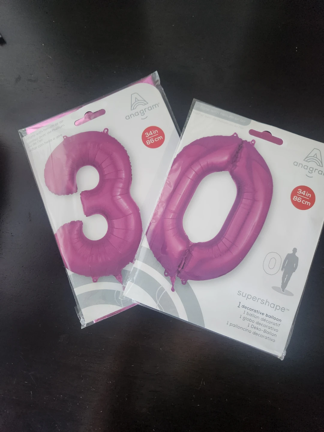 Anagram Number 30 Balloon