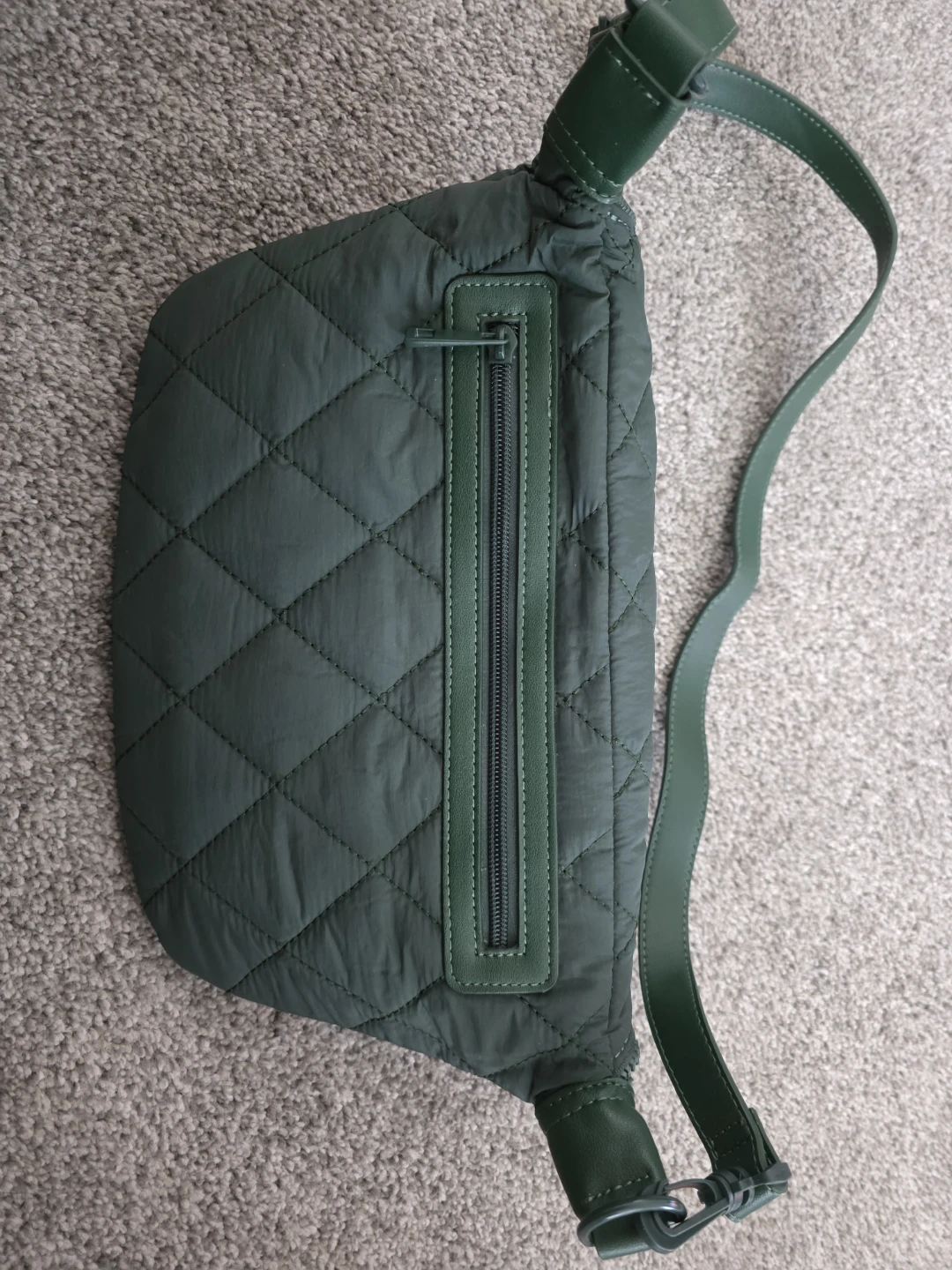 Poppy & Peonies Quilted Sidekick Bag - Heritage Green - photo 2