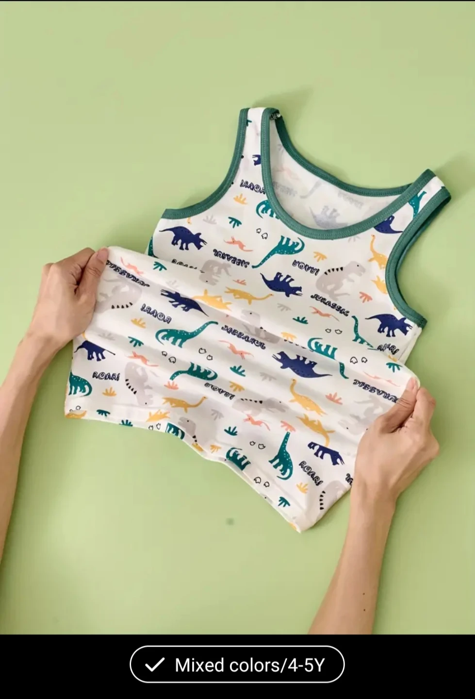 Kids' Tank Tops - Mixed Colours - Size 4-5Y - photo 2