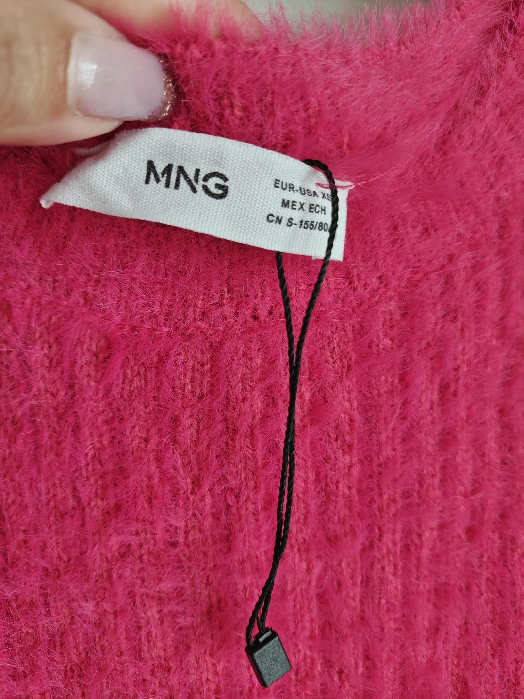 MNG Fuzzy Tank Top - Hot Pink - photo 3