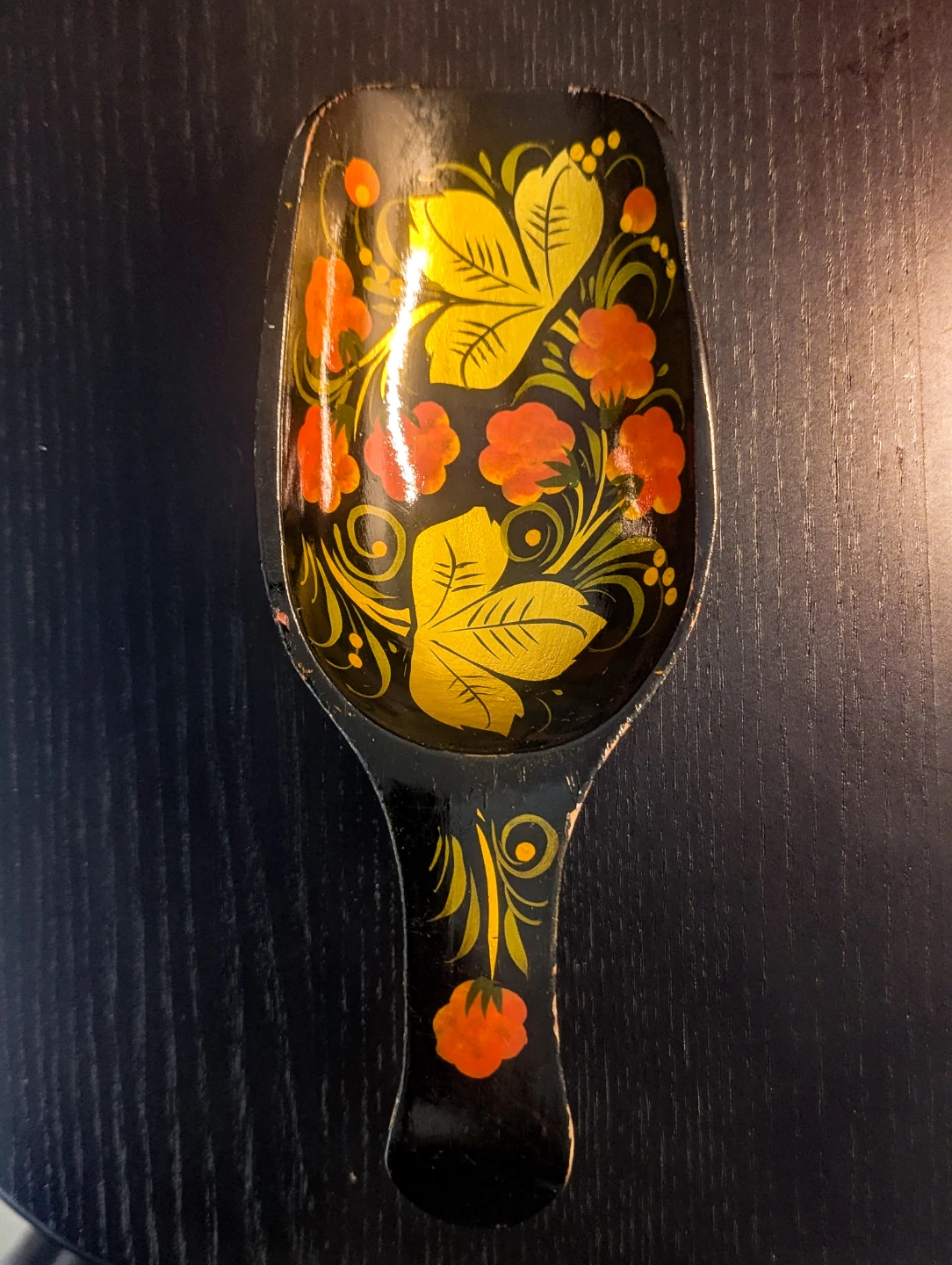 Hand-Painted Khokhloma Scoop