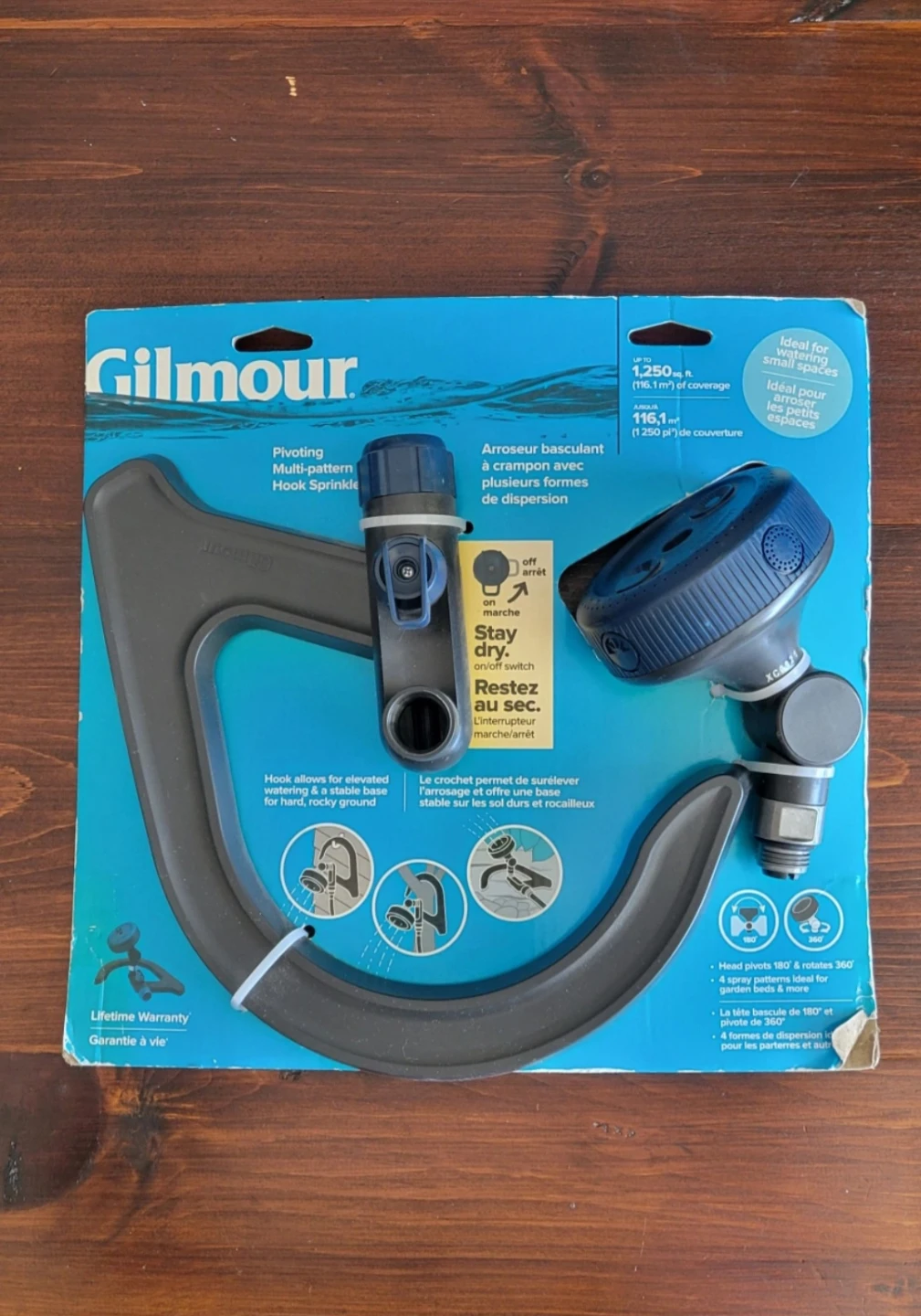 ⚽ Gilmour Pivoting Hook Sprinkler