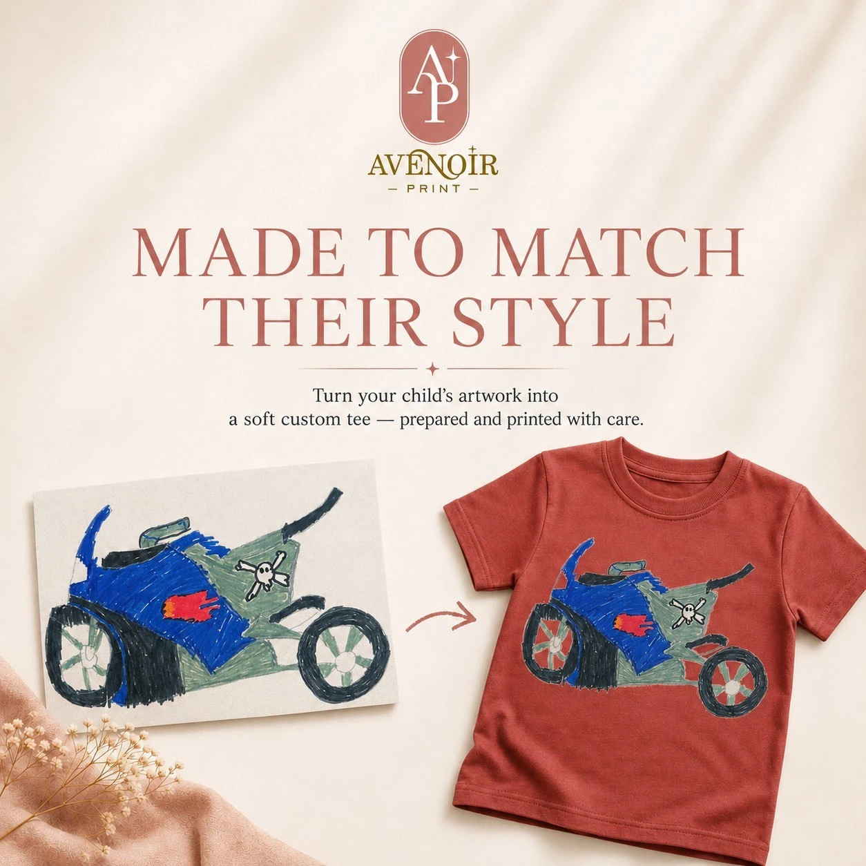 Custom Kids Drawing T-Shirts - photo 2