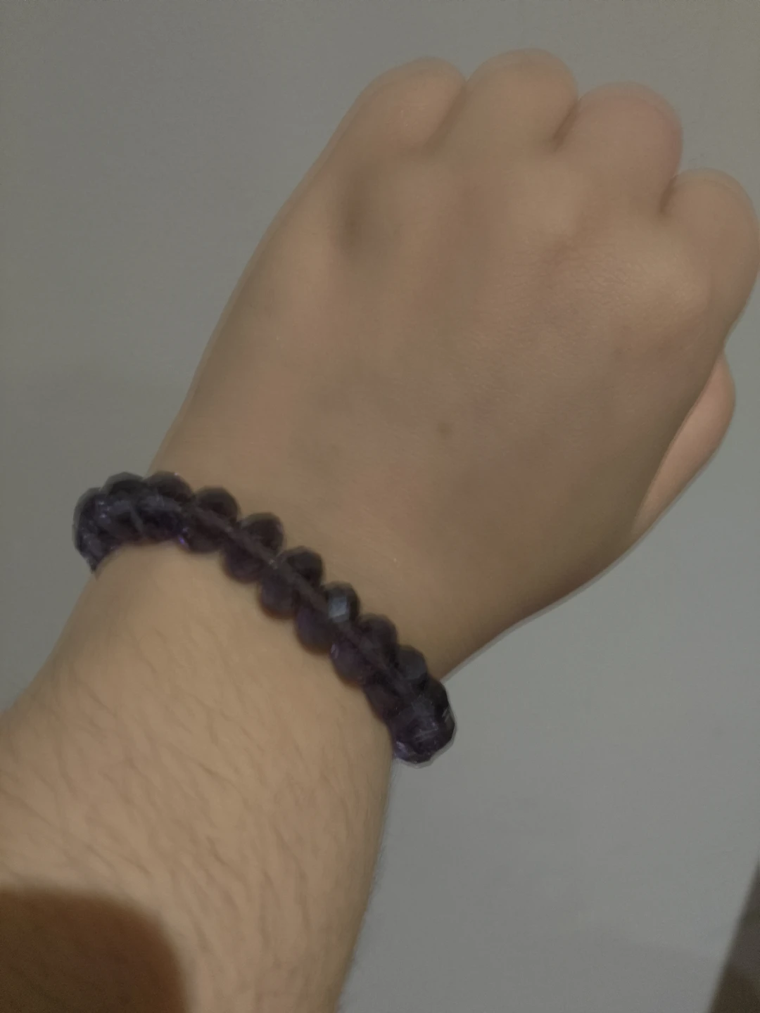 Purple Beaded Bracelet ⚽