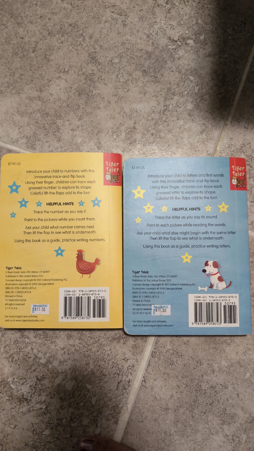 Tiger Tales Interactive Alphabet & Numbers Books - photo 2