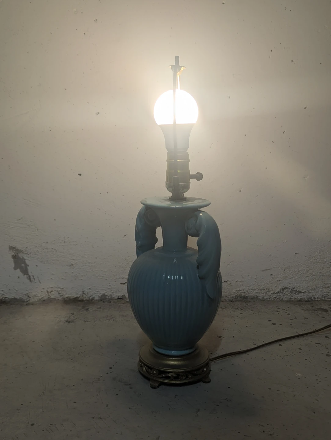 Royal Haeger Blue Lamp - Tested and Working. - photo 5