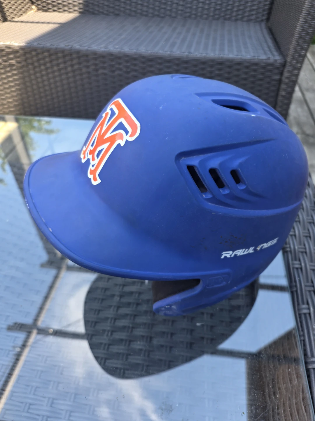 Rawlings R16-REVB Baseball Helmet - Blue ⚽️